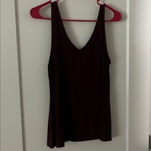 Old Navy Burgundy V-Neck Top